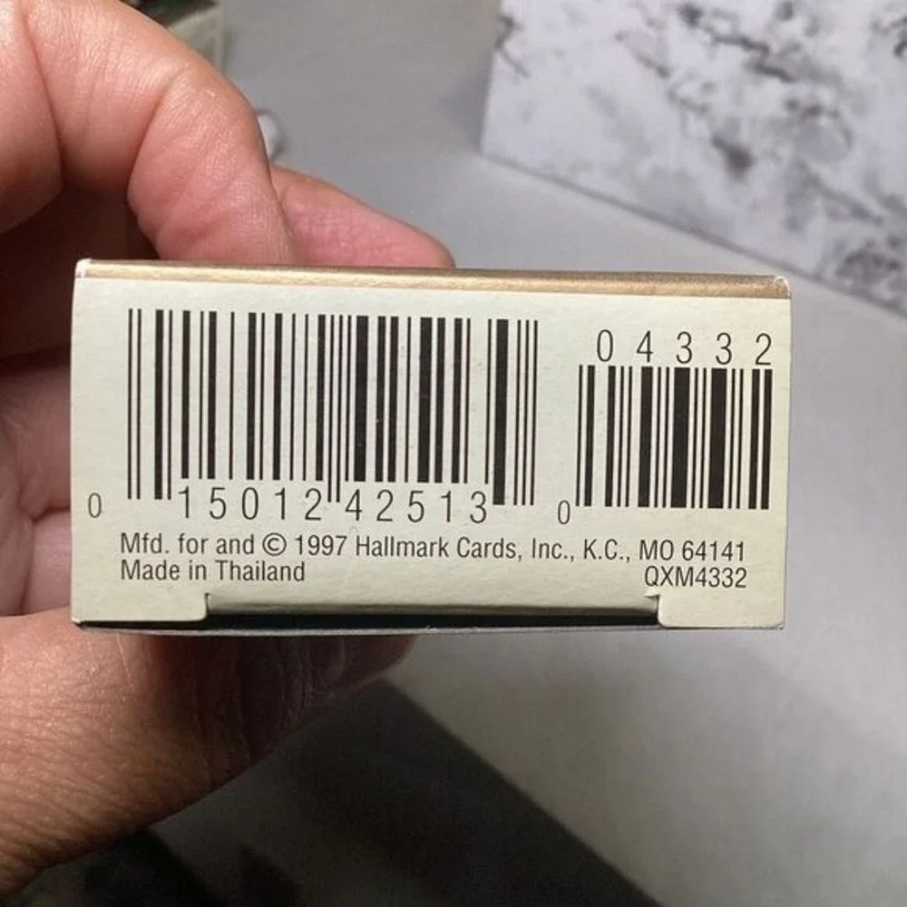 Hallmark Keepsake Miniature Ornament Lot 4pc Victorian Skater Polar Buddies 90s